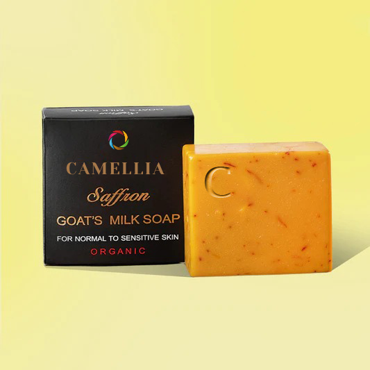 Camellia Saffron Goat Milk Soap 50gm and 100gm