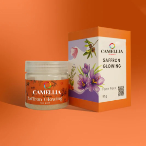 Camellia Organic Saffron Glowing Face Pack - 50gm